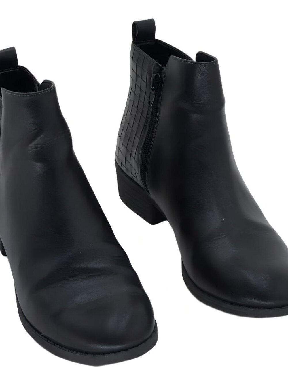 Style Co Womens Claraa Buckle Ankle Boot Black 6M